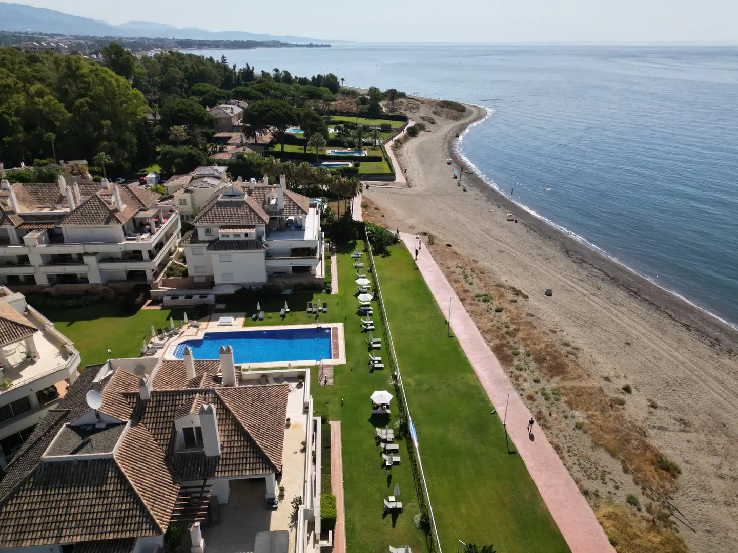 Jardín de Planta baja en venta en Estepona con Aire acondicionado, Calefacción y Terraza