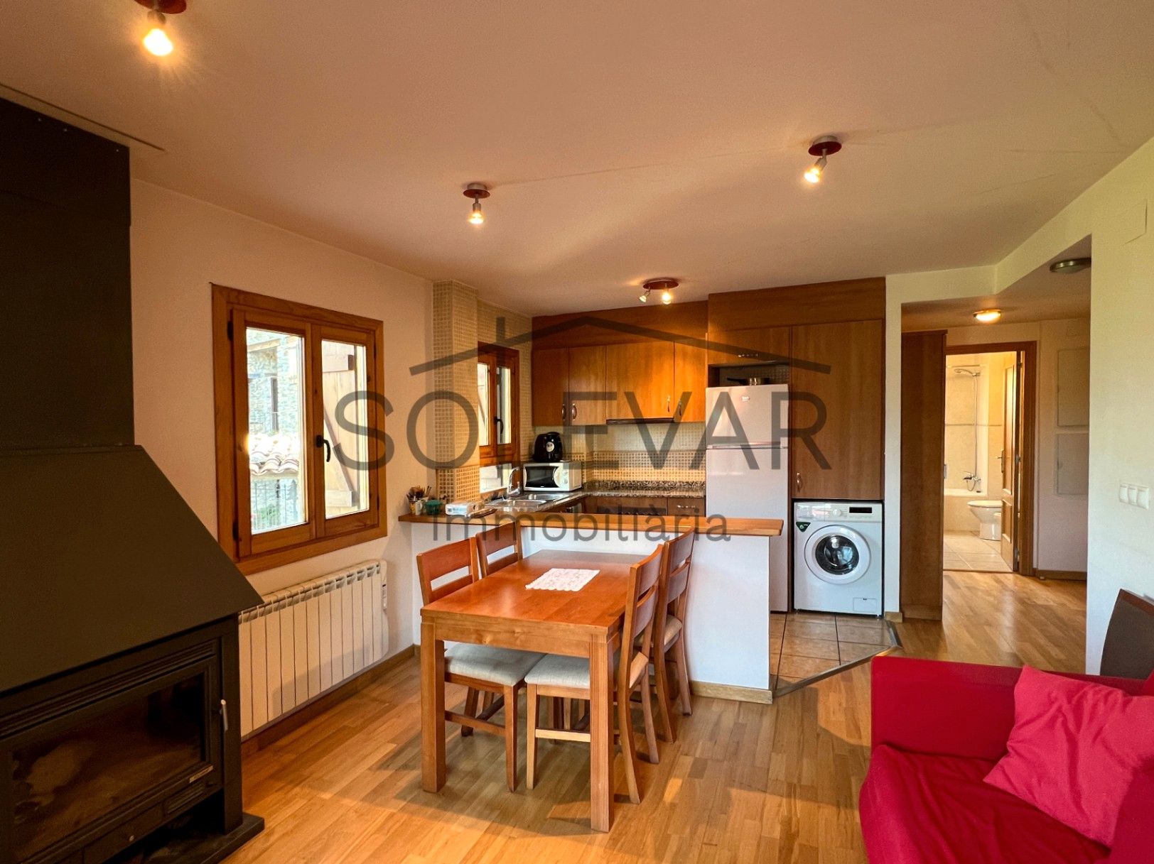 Kitchen of Flat for sale in La Torre de Cabdella  with Heating, Terrace and Furnished
