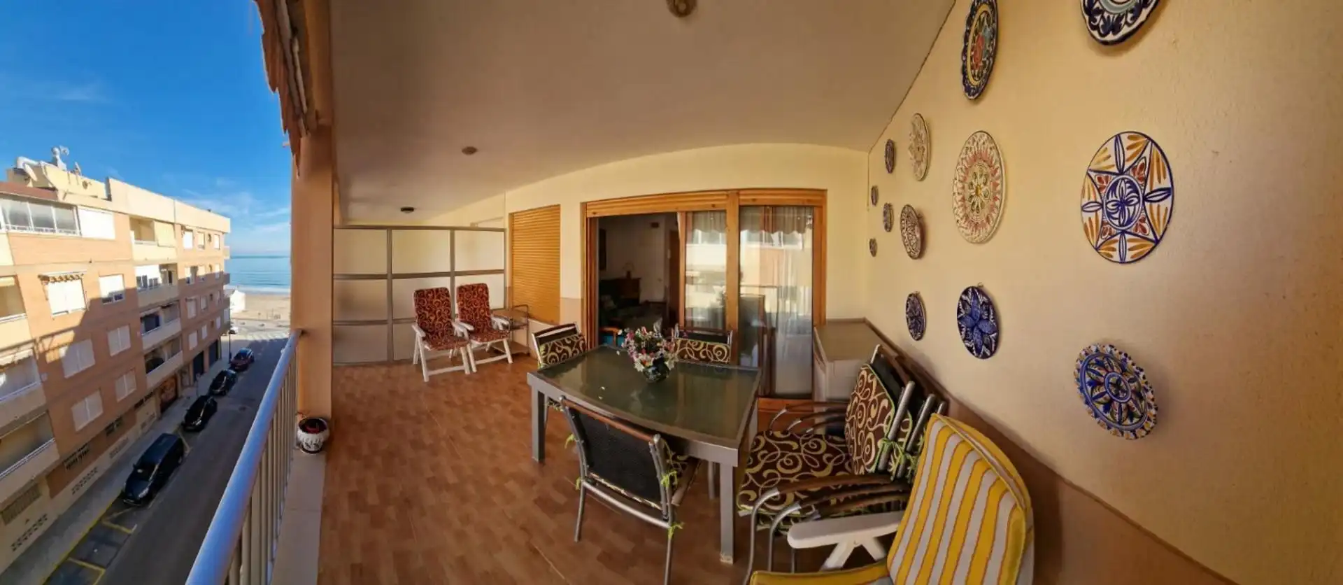 Sala de estar de Apartamento en venta en Guardamar del Segura con Amueblado y Balcón