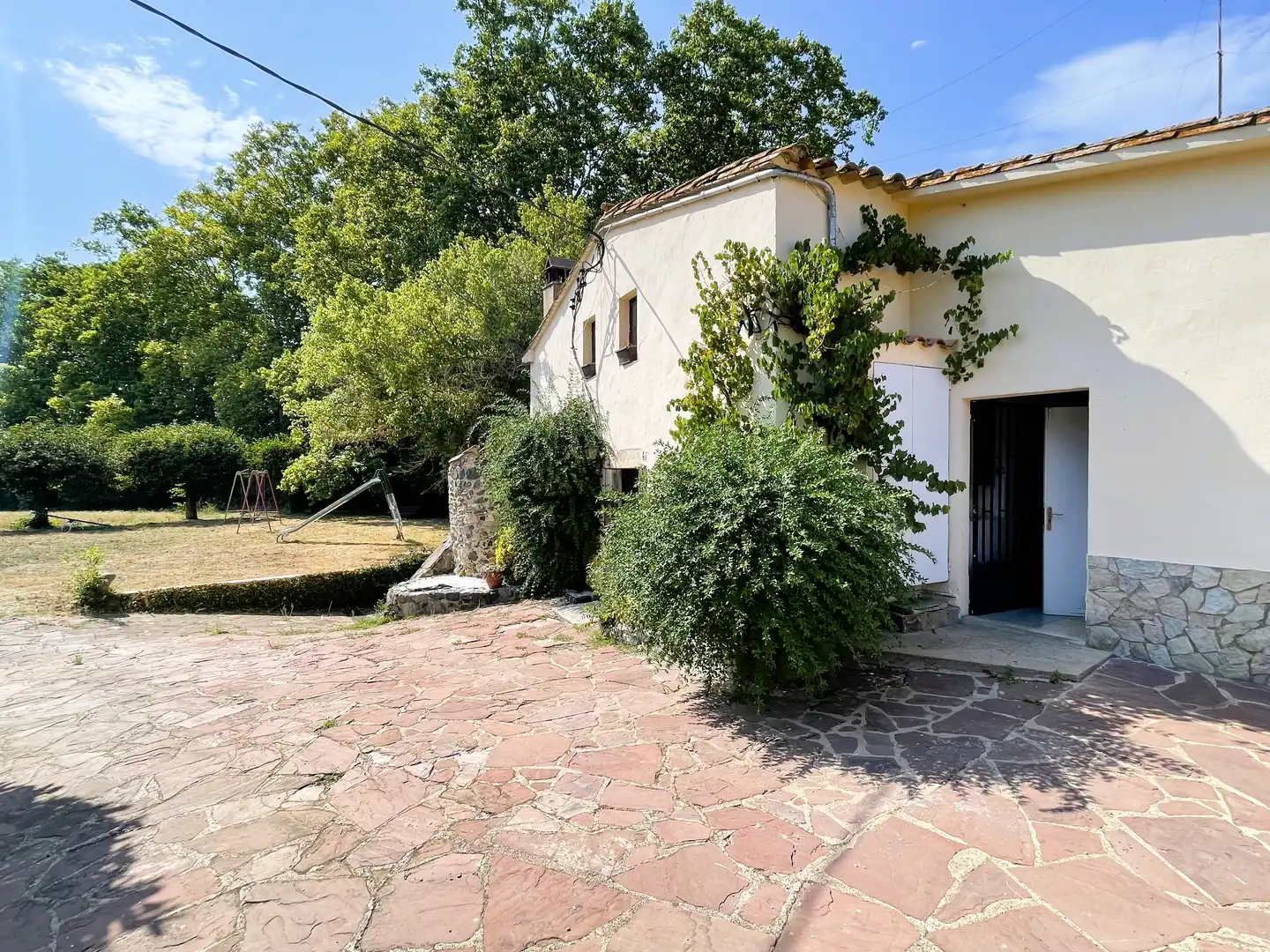 Vista exterior de Casa o chalet en venta en Llagostera con Aire acondicionado