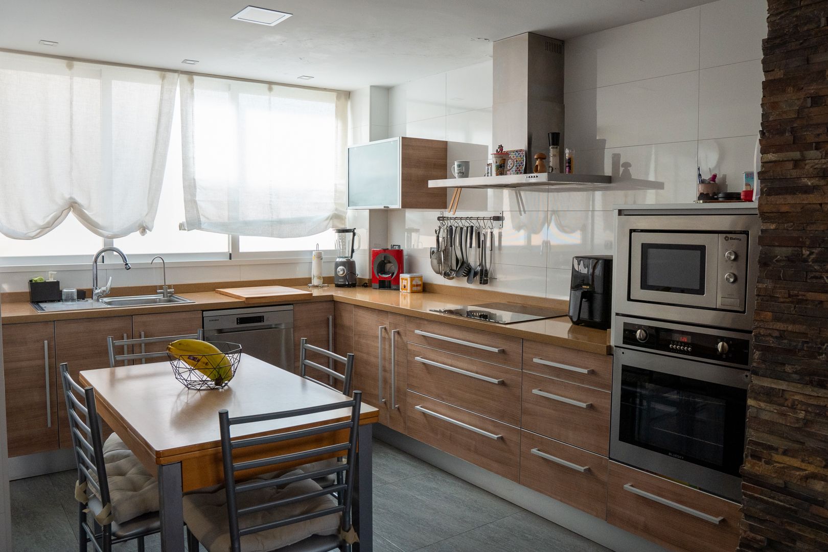 Kitchen of Flat for sale in Elche / Elx  with Air Conditioner, Furnished and Oven