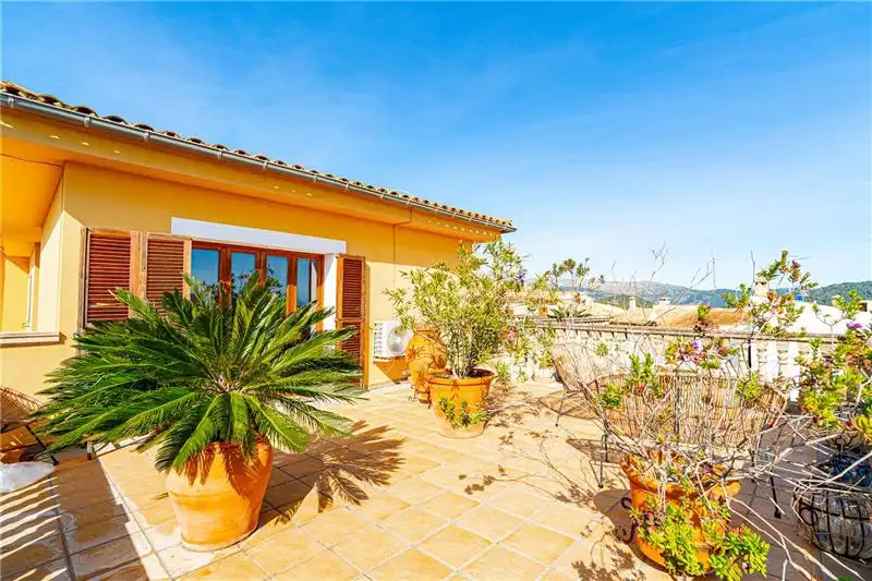 Terrassa de Casa o xalet en venda en Campanet amb Aire condicionat, Calefacció i Jardí privat