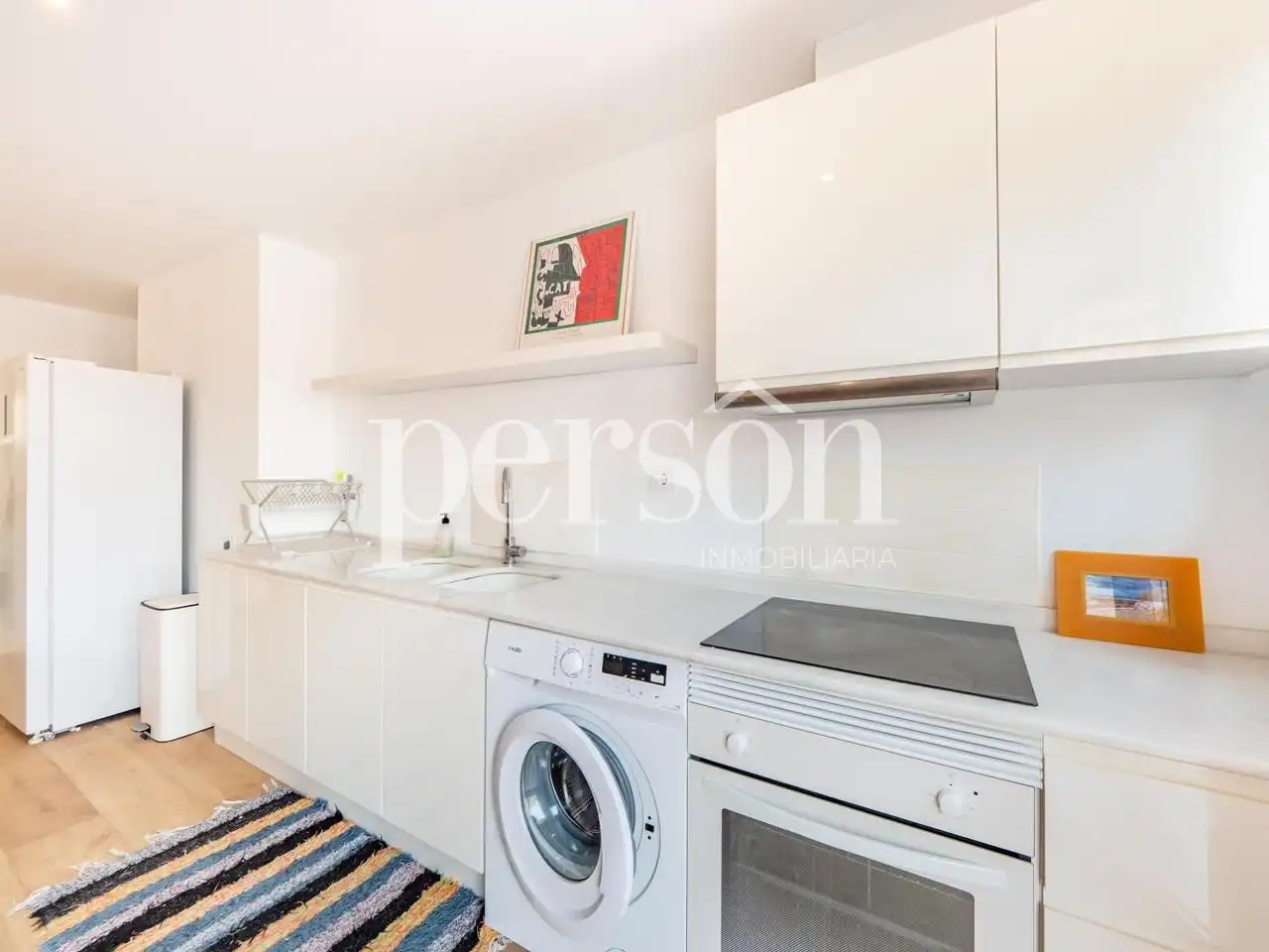Küche von Wohnung zur Miete in Valencia mit Klimaanlage, Terrasse und Möbliert