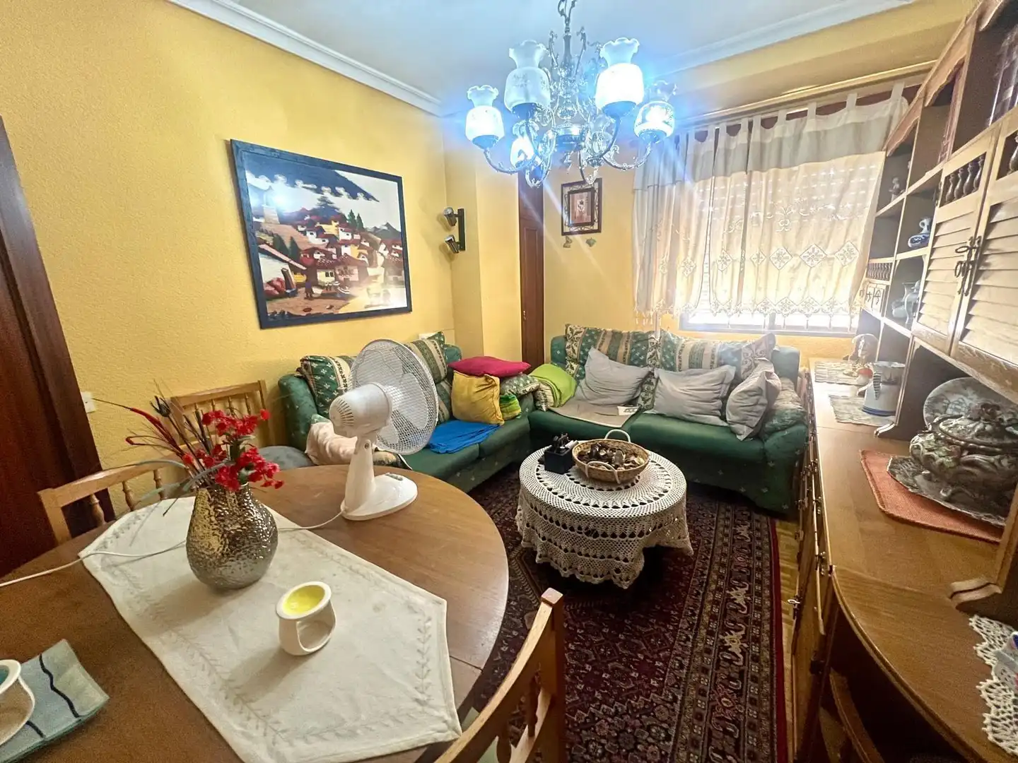 Sala d'estar de Pis en venda en Plasencia amb Calefacció i Terrassa