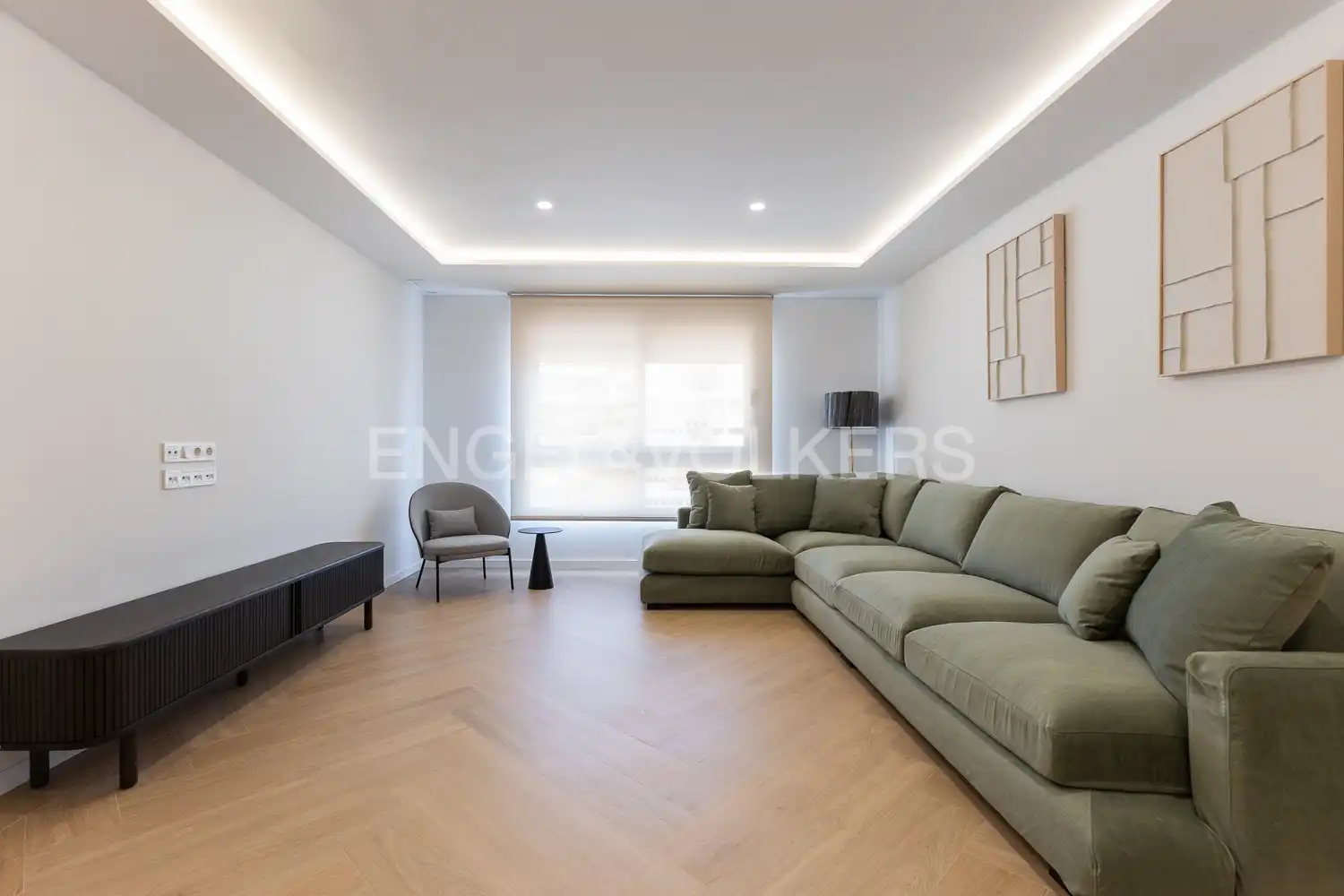 Sala d'estar de Pis de lloguer en Valencia amb Aire condicionat, Calefacció i Parquet