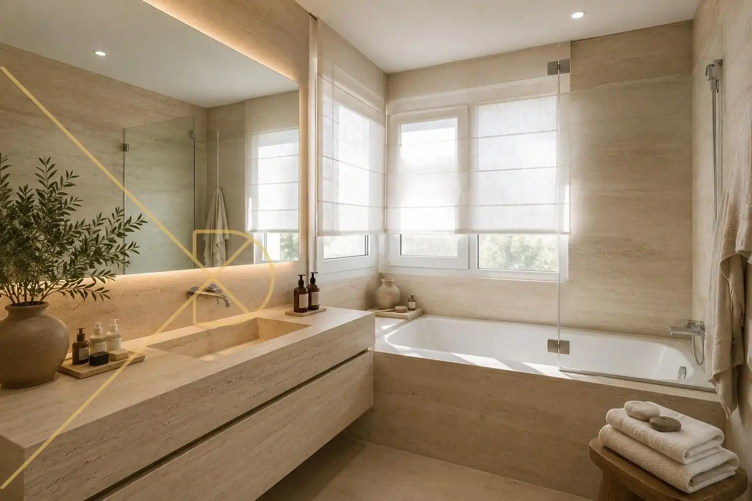 Bathroom of Houses for sale in Sant Just Desvern  with Air Conditioner, Heating and Private garden