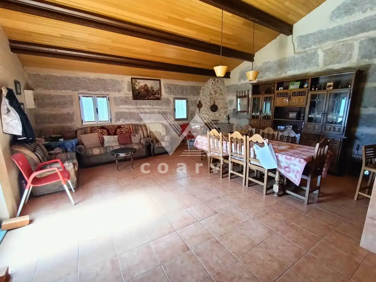 Esszimmer von Wohnung zum Verkauf in Trasmiras mit Privatgarten, Terrasse und Möbliert