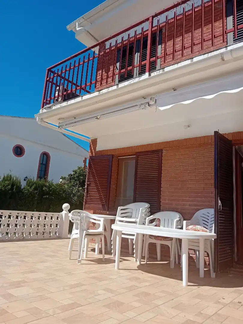 Terrasse von Einfamilien-Reihenhaus zum Verkauf in L'Ametlla de Mar  mit Klimaanlage, Terrasse und Schwimmbad