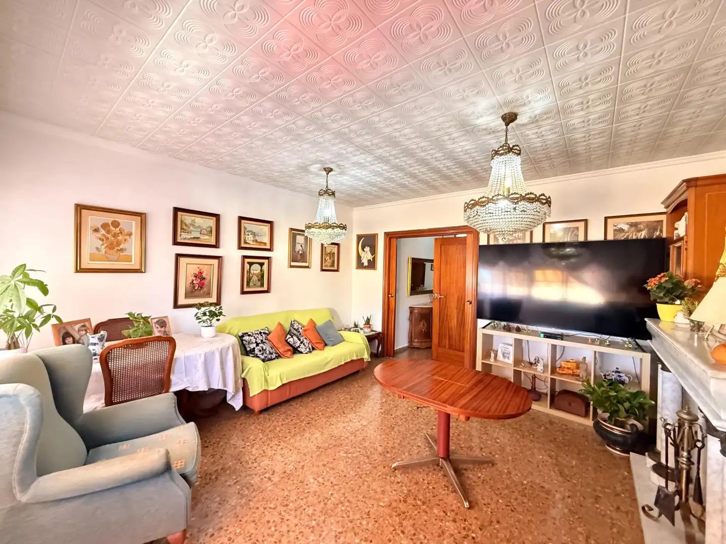 Living room of Houses for sale in Alicante / Alacant  with Air Conditioner, Heating and Terrace
