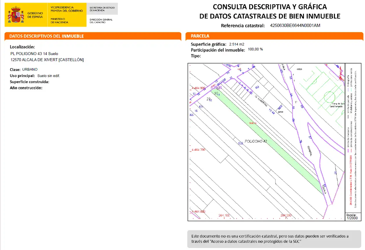 Residential land for sale in Poligono 44, imagen 12