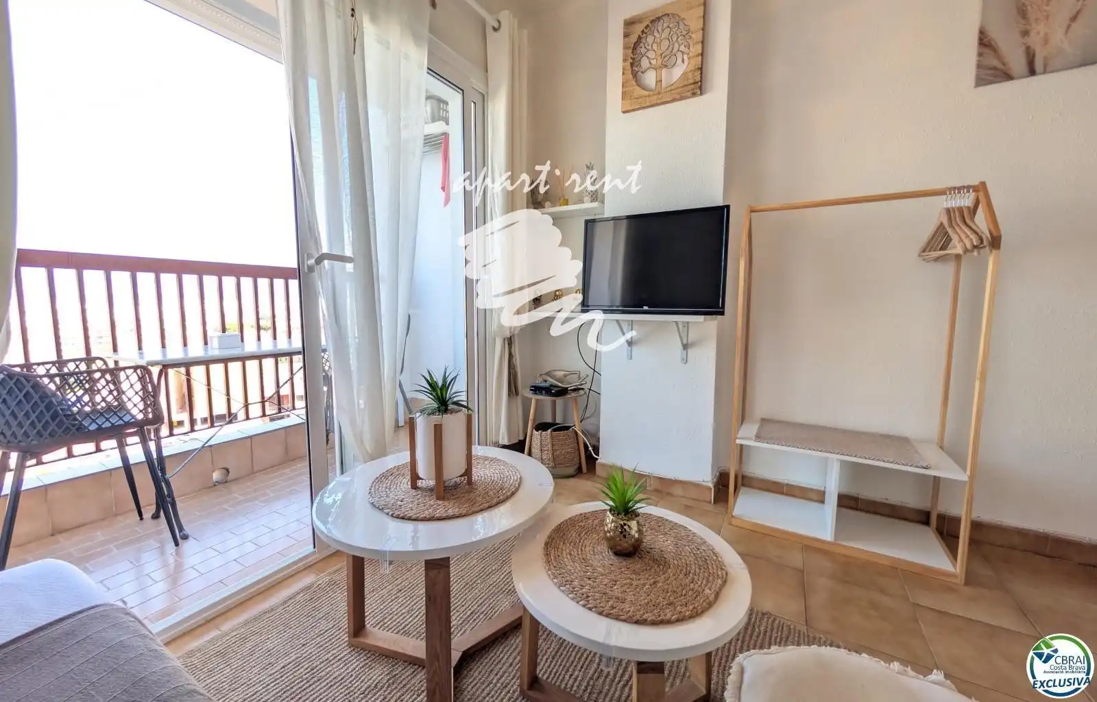 Balcony of Flat for sale in Empuriabrava  with Heating, Terrace and Furnished