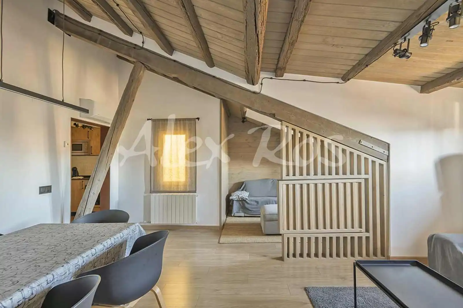 Sala de estar de Ático en venta en Puigcerdà con Aire acondicionado y Calefacción