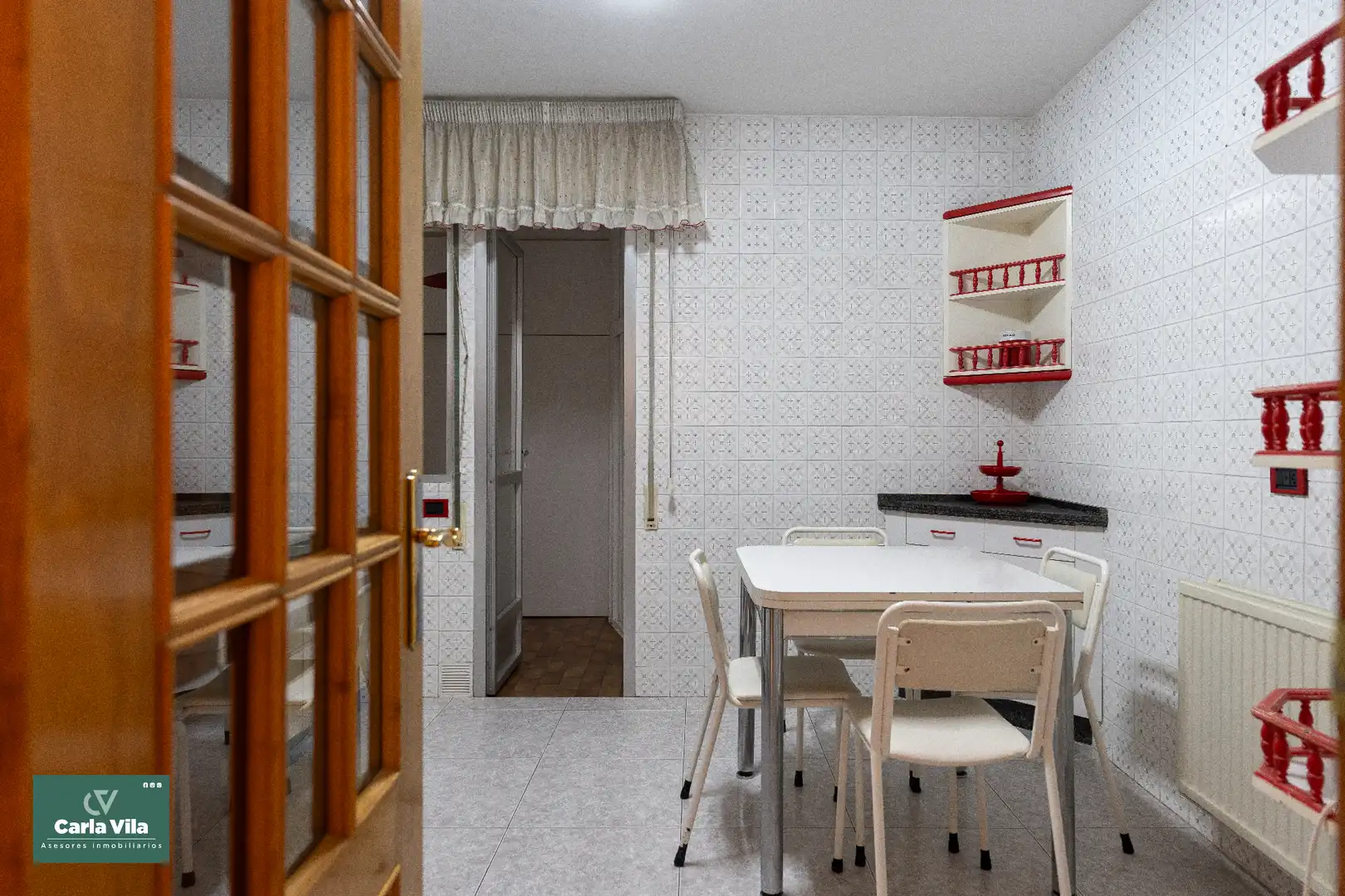 Cocina de Piso en venta en Lugo con Calefacción, Trastero y Amueblado
