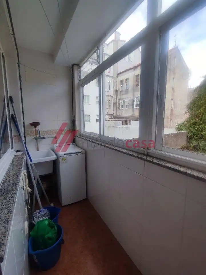 Küche von Wohnung zur Miete in Ferrol mit Heizung, Parkett und Terrasse
