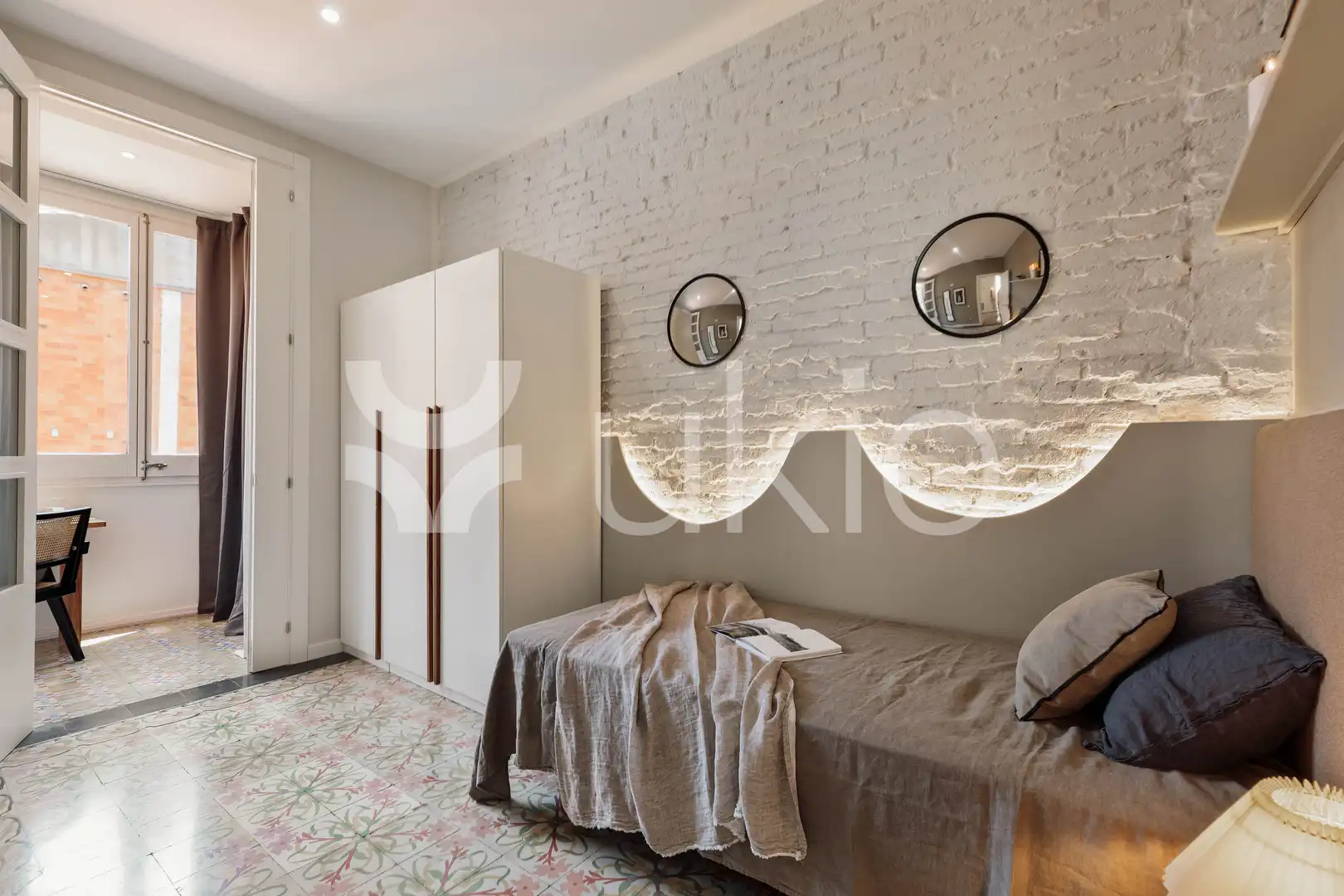 Bedroom of Apartments for rent in Barcelona  with Air Conditioner, Heating and Furnished