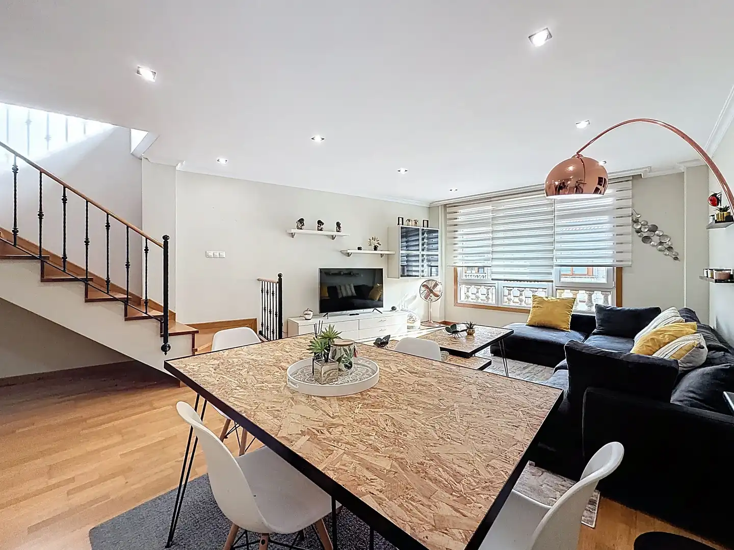Sala de estar de Dúplex en venta en Ribadumia con Calefacción