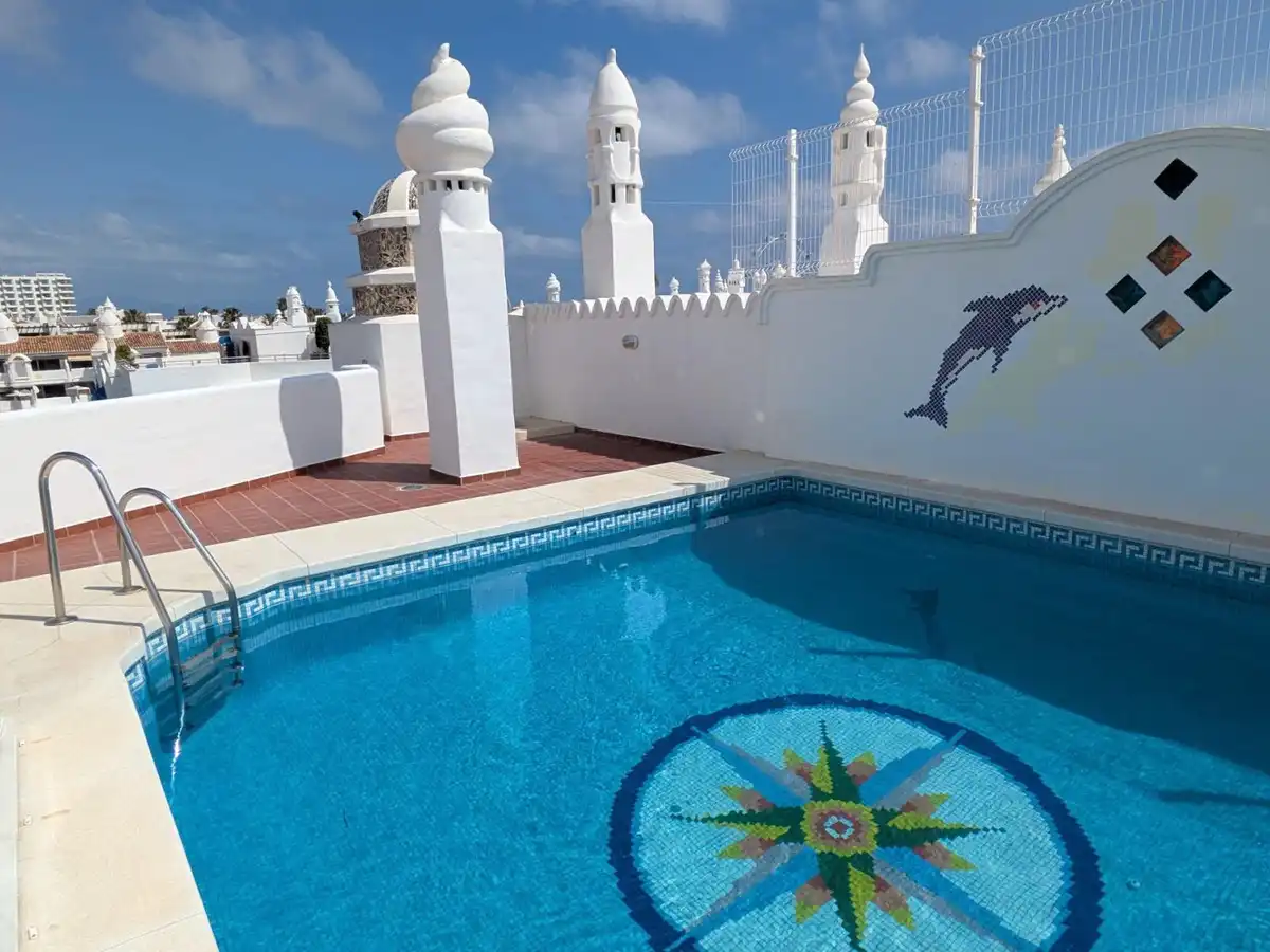 Piscina de Dúplex en venda en Benalmádena amb Aire condicionat, Calefacció i Terrassa