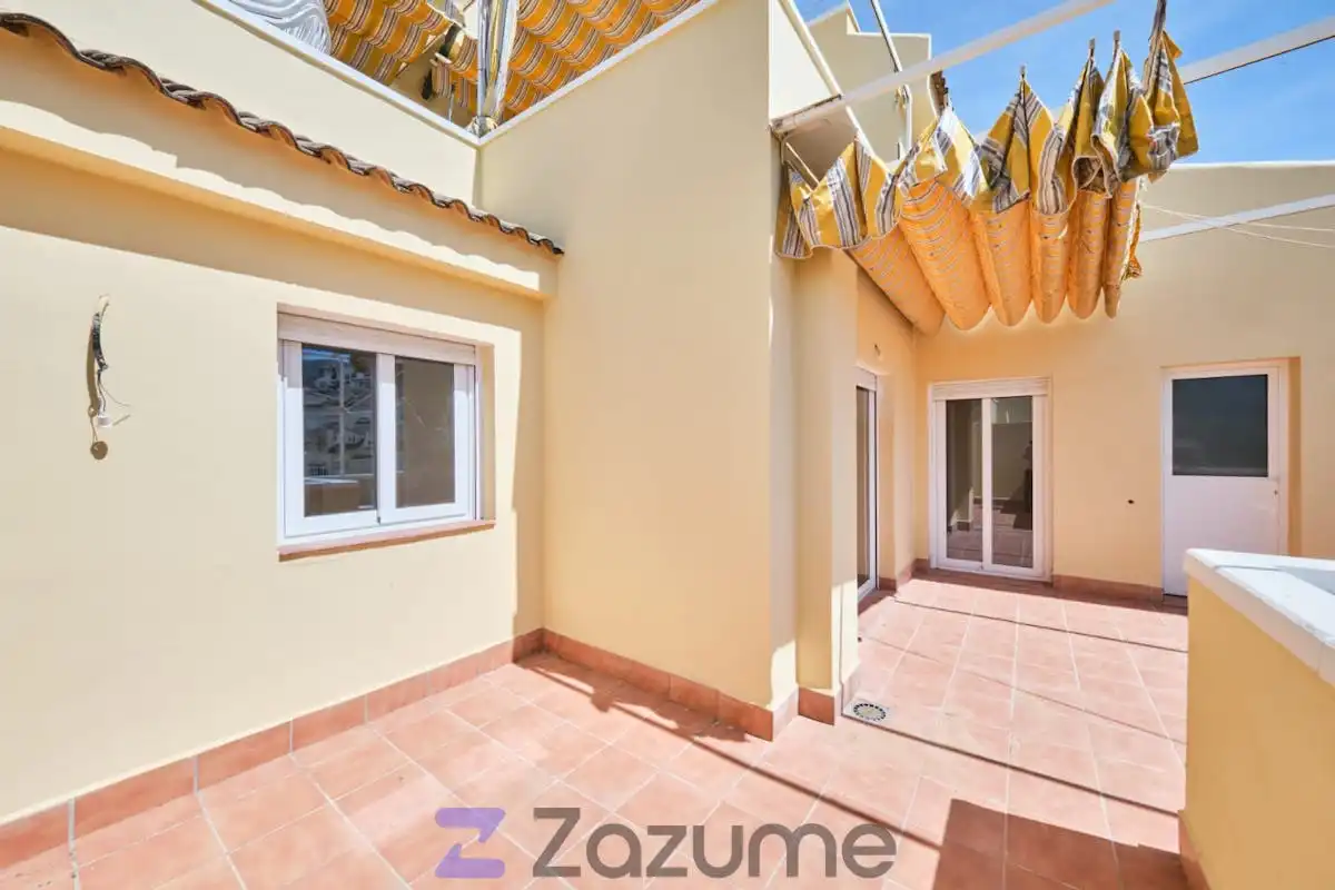 Balcony of Flat for rent in Cenes de la Vega  with Air Conditioner, Heating and Private garden