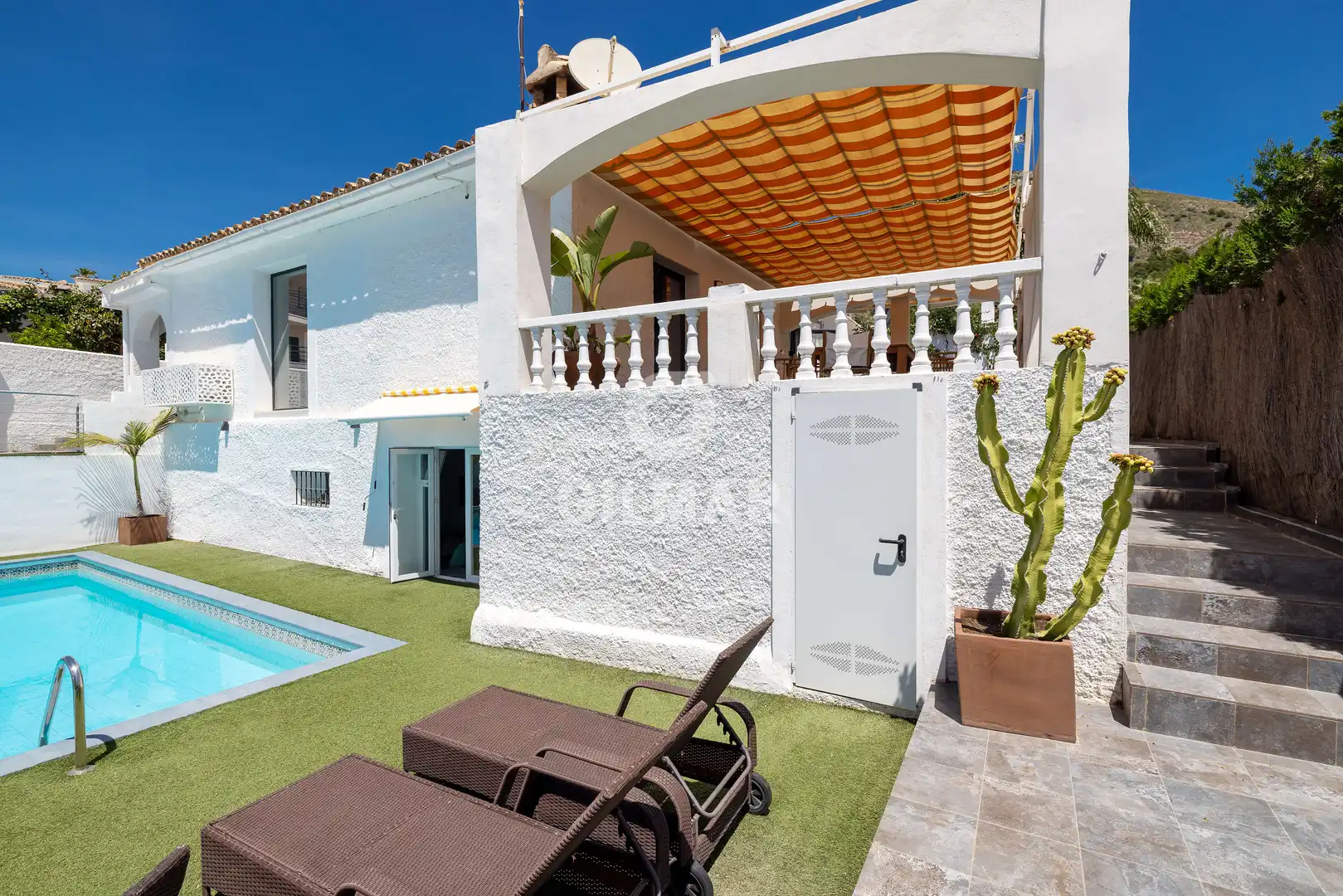 Terrassa de Casa o xalet en venda en Benalmádena amb Jardí privat i Piscina
