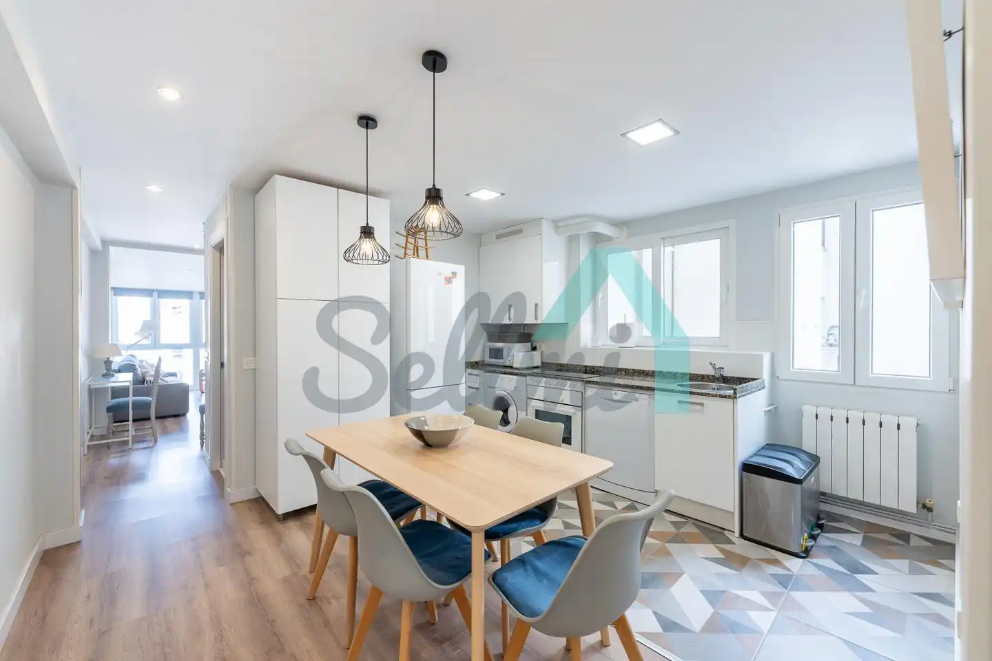 Kitchen of Flat for rent in Gijón   with Heating and Furnished