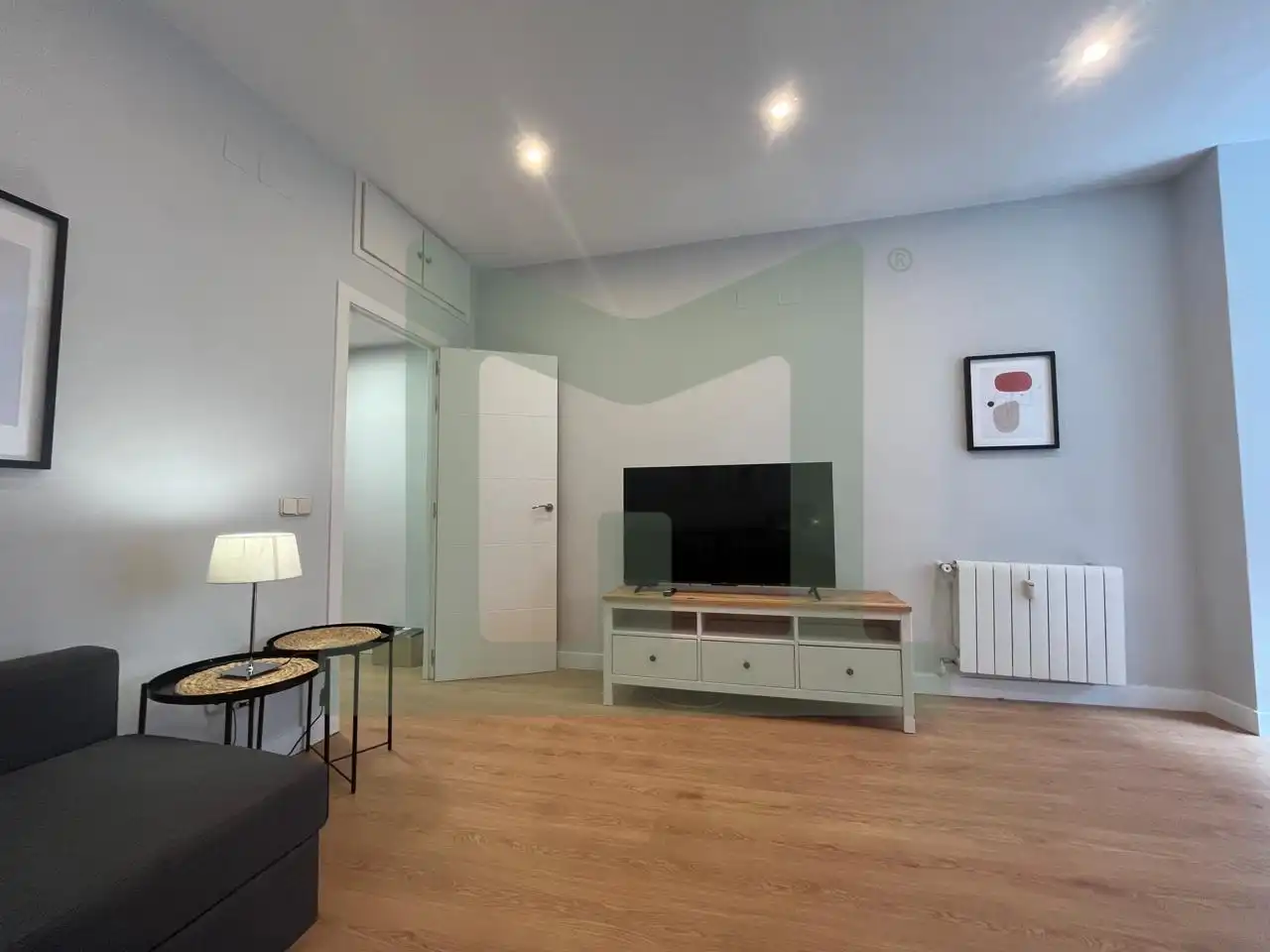Sala de estar de Piso de alquiler en Madrid con Aire acondicionado y Amueblado