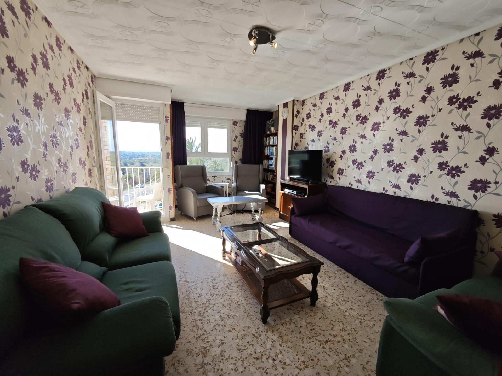 Sala de estar de Piso en venta en Elche / Elx con Balcón