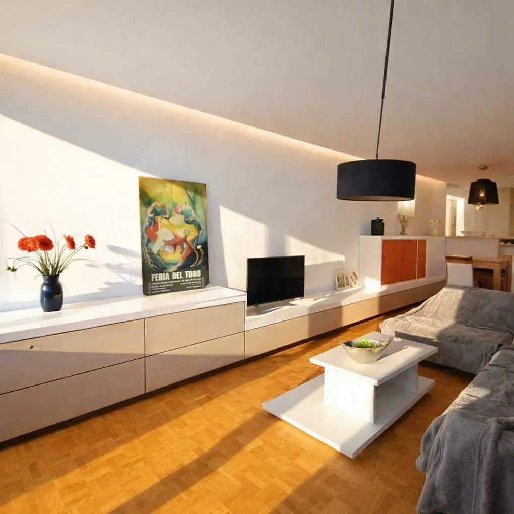 Wohnzimmer von Wohnung zum Verkauf in Barañáin / Barañain mit Heizung