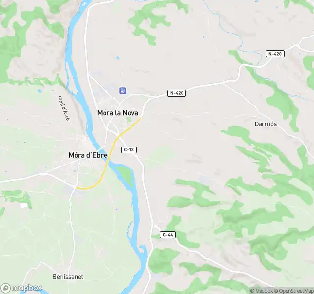 Vista exterior de Pis en venda en Móra la Nova