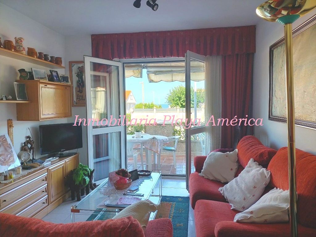 Living room of Flat for sale in Nigrán  with Heating, Terrace and Storage room