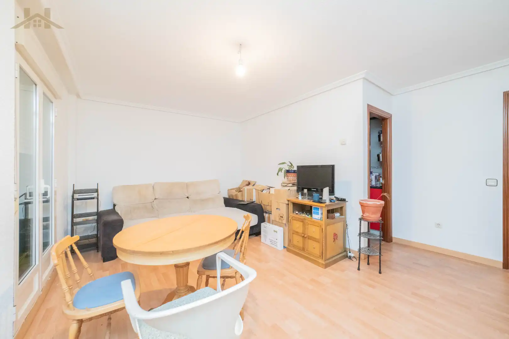Sala d'estar de Pis en venda en Sevilla la Nueva amb Aire condicionat, Calefacció i Terrassa
