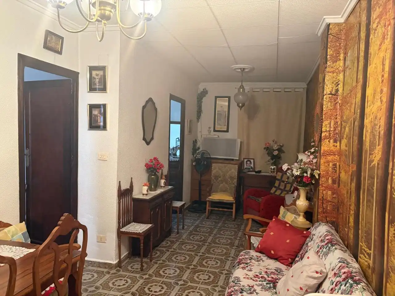 Wohnzimmer von Einfamilien-Reihenhaus zum Verkauf in Benejúzar mit Klimaanlage und Terrasse