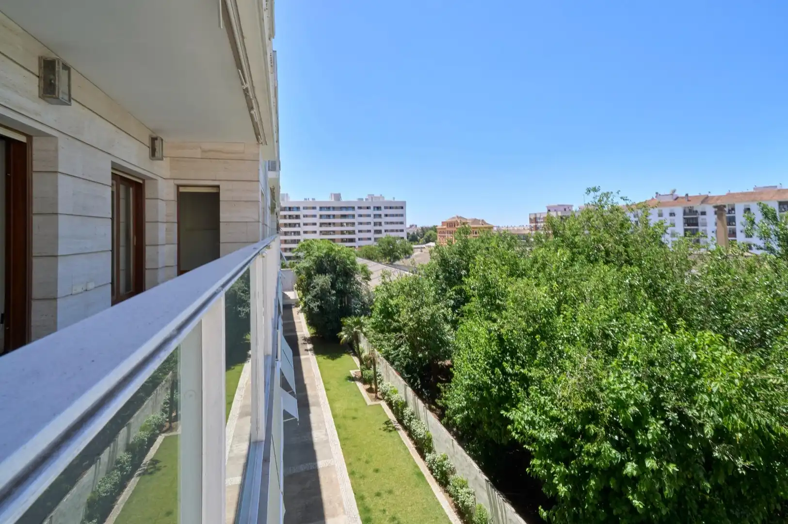 Terrasse von Wohnung zur Miete in Jerez de la Frontera mit Klimaanlage, Heizung und Terrasse