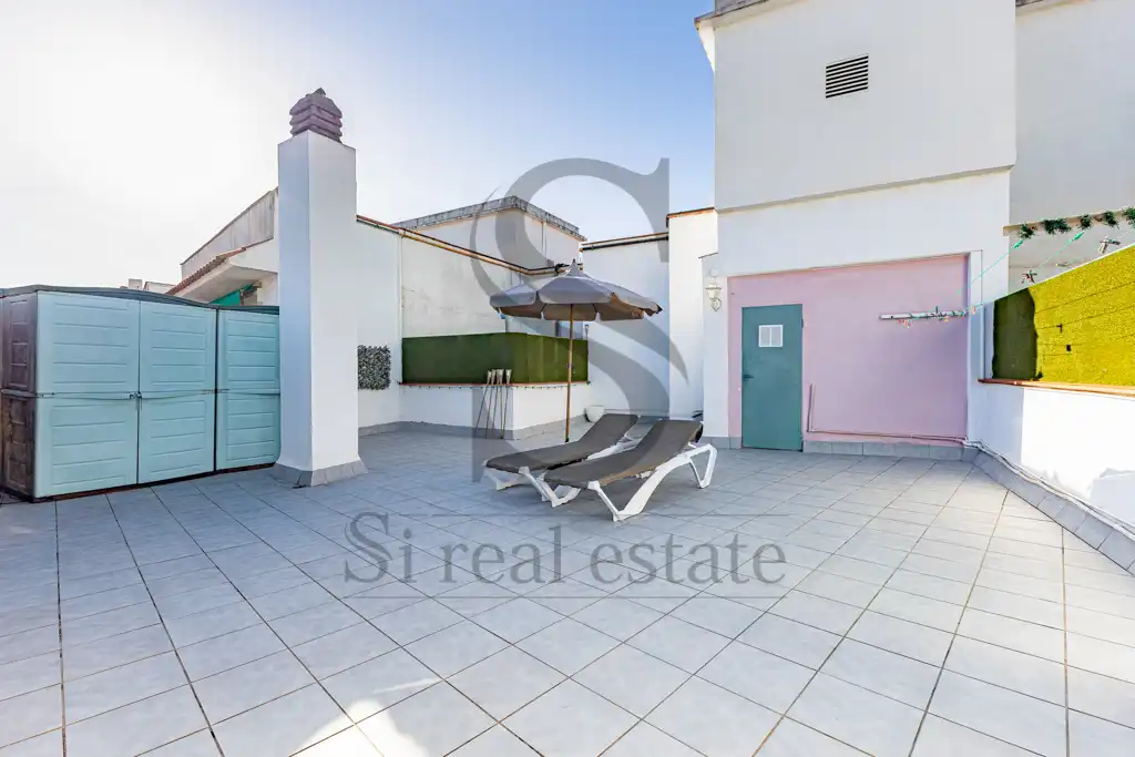 Terrasse von Dachboden zum Verkauf in Barcelona mit Heizung, Terrasse und Abstellraum