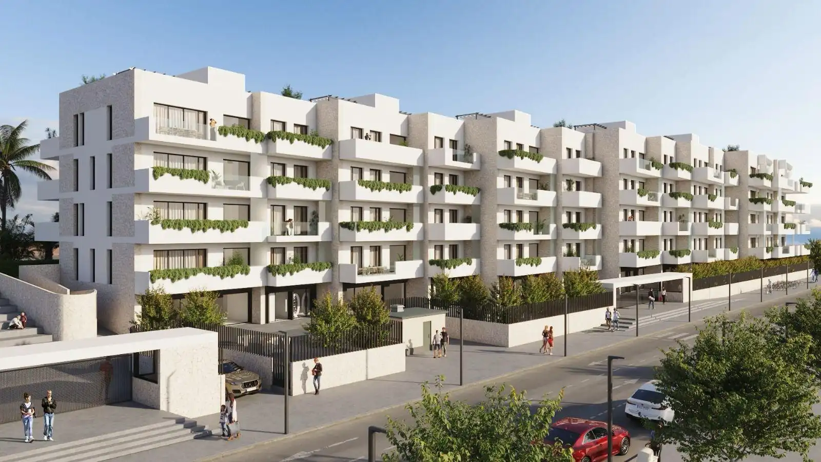 Vista exterior de Apartament en venda en La Nucia amb Terrassa