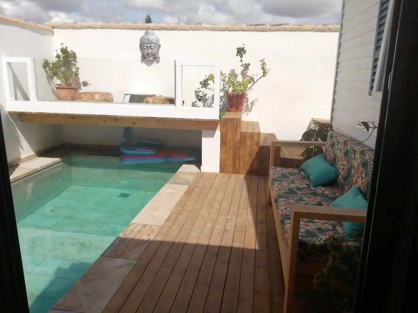 Piscina de Casa o xalet de lloguer en Chiclana de la Frontera amb Aire condicionat, Calefacció i Terrassa