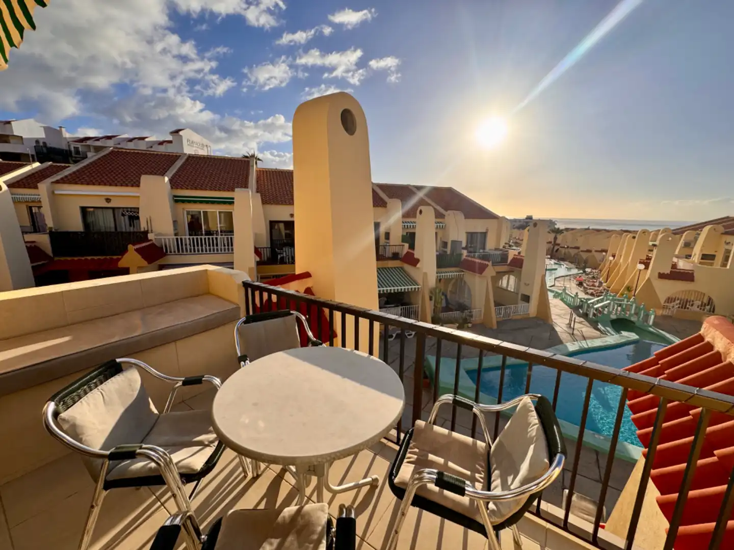 Terrace of Apartments for sale in Adeje  with Furnished, Microwave and TV