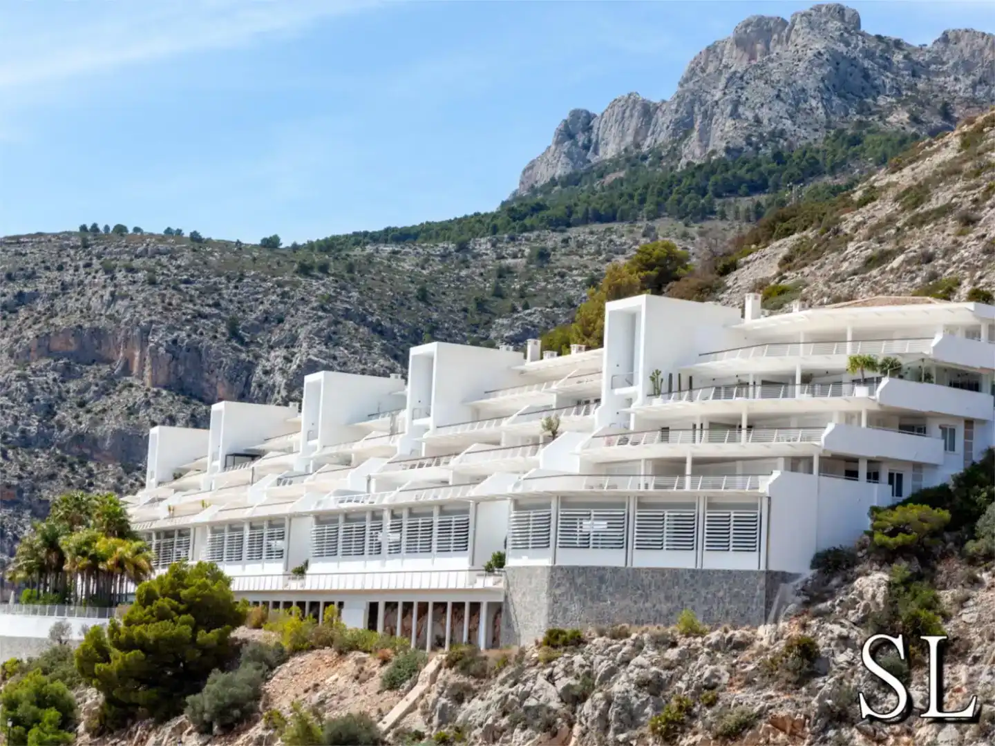 Exterior view of Flat for sale in Altea  with Air Conditioner and Swimming Pool