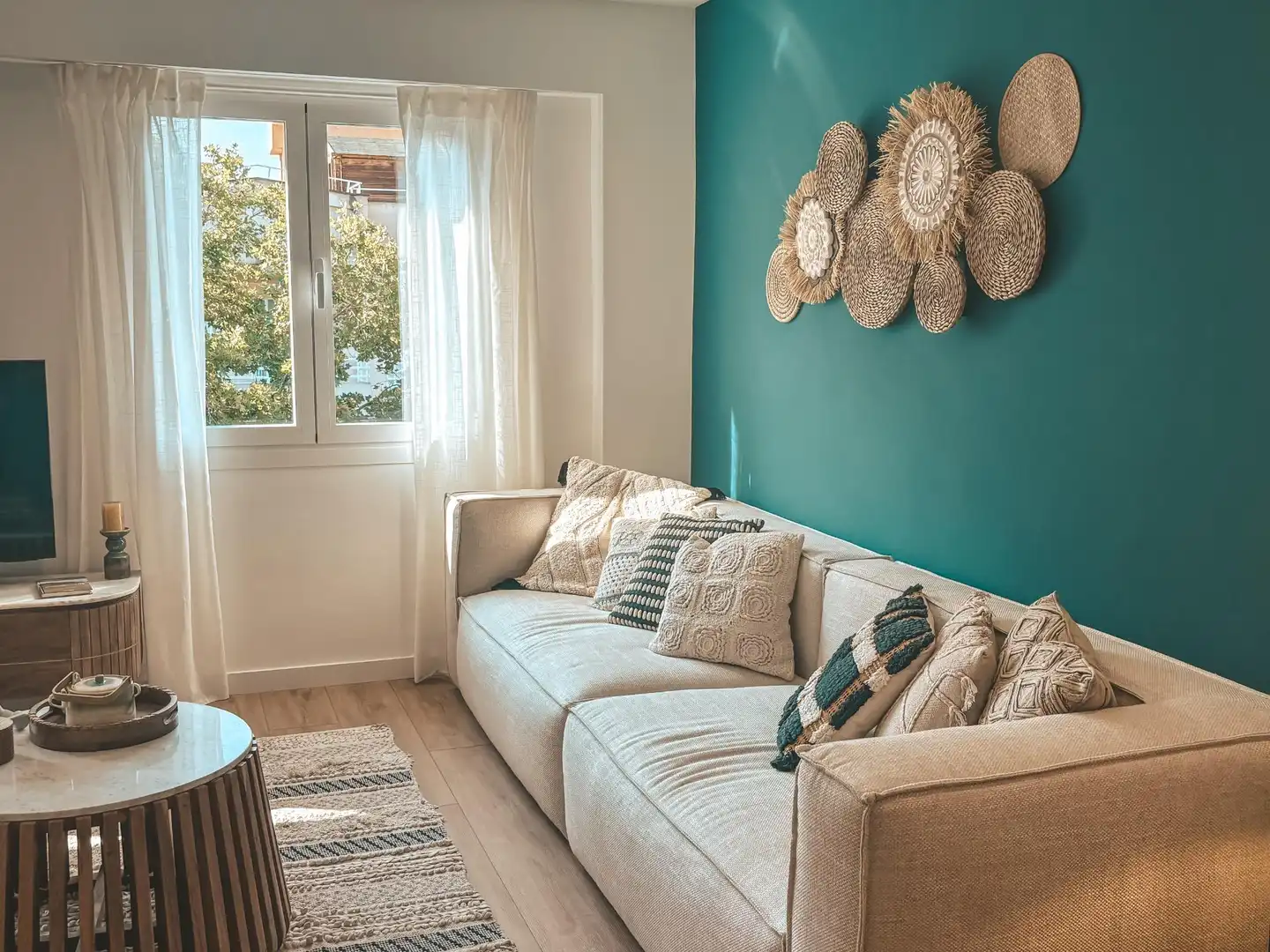 Sala de estar de Apartamento en venta en  Palma de Mallorca con Aire acondicionado, Trastero y Amueblado