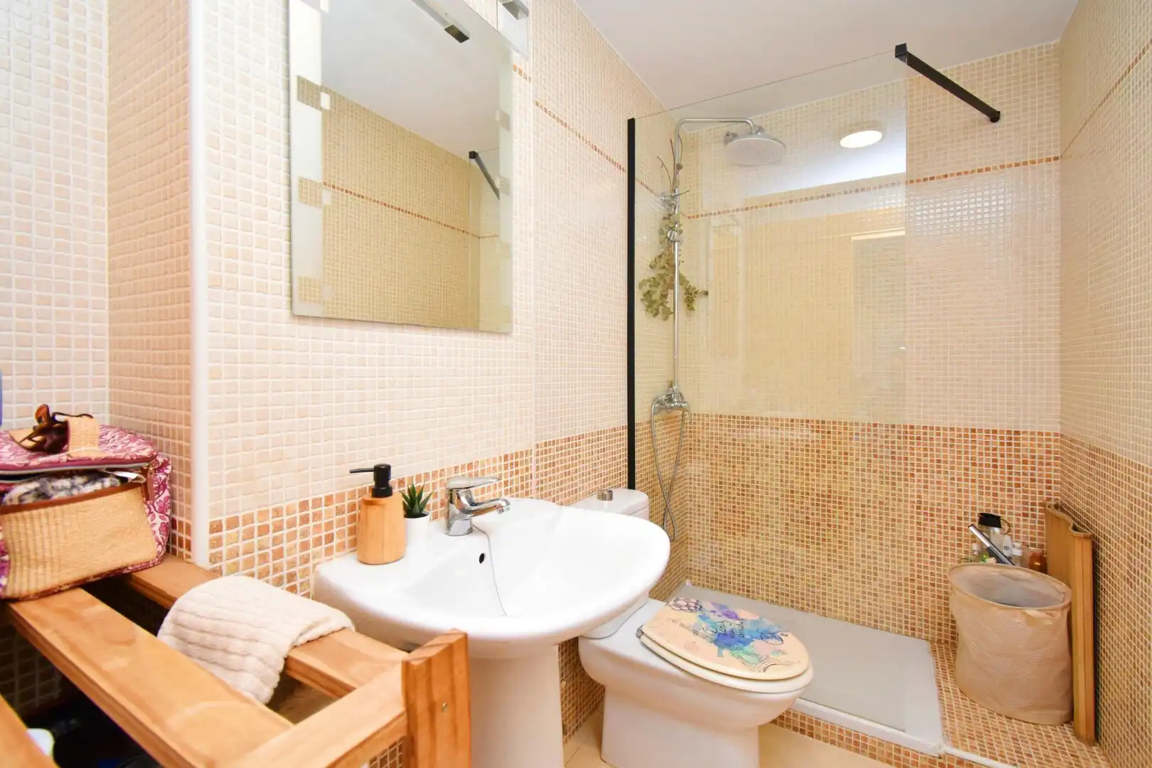 Badezimmer von Wohnung zum Verkauf in Vícar mit Terrasse, Möbliert und Gemeinschaftspool
