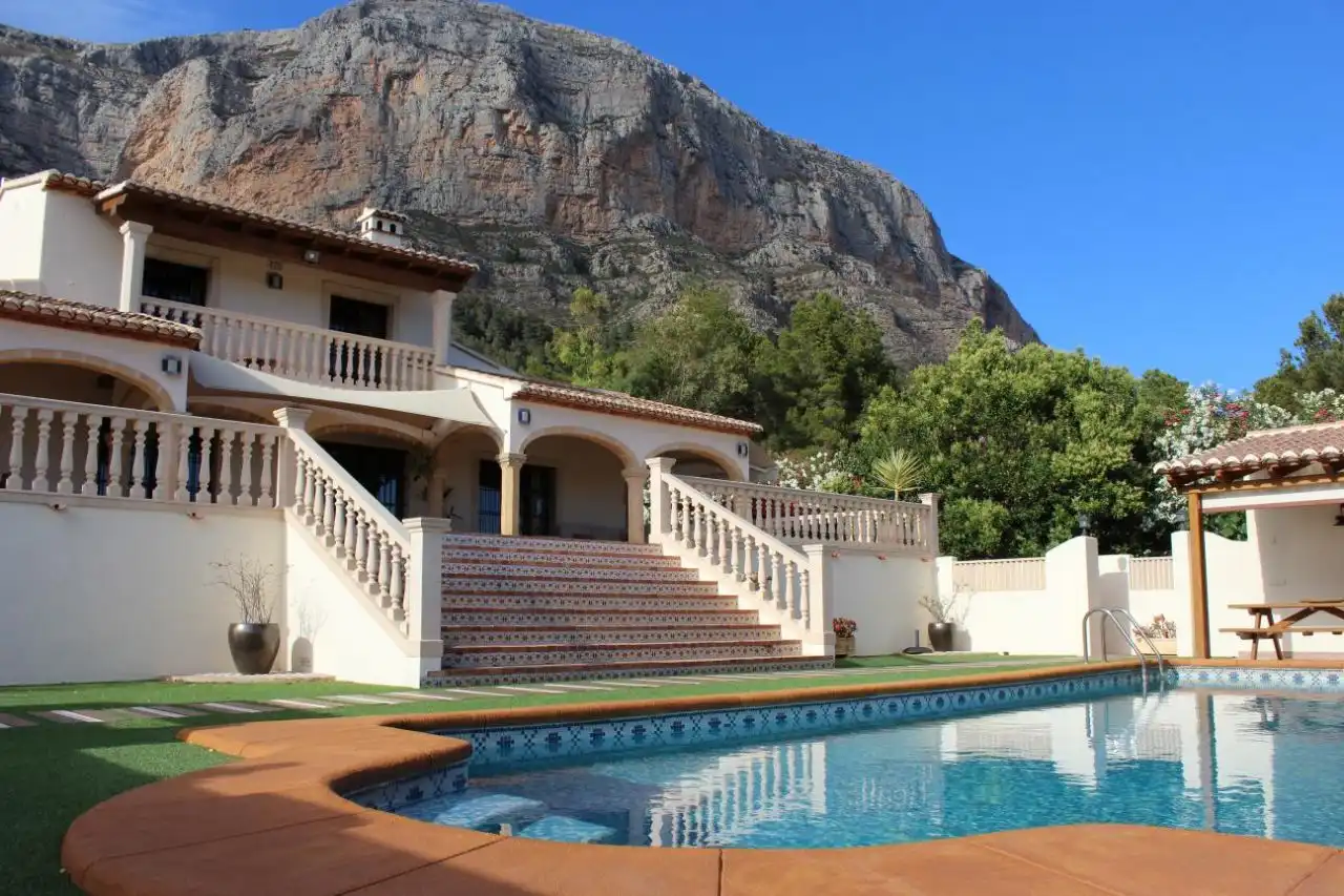 Exterior view of Houses for sale in Jávea / Xàbia  with Air Conditioner, Heating and Private garden
