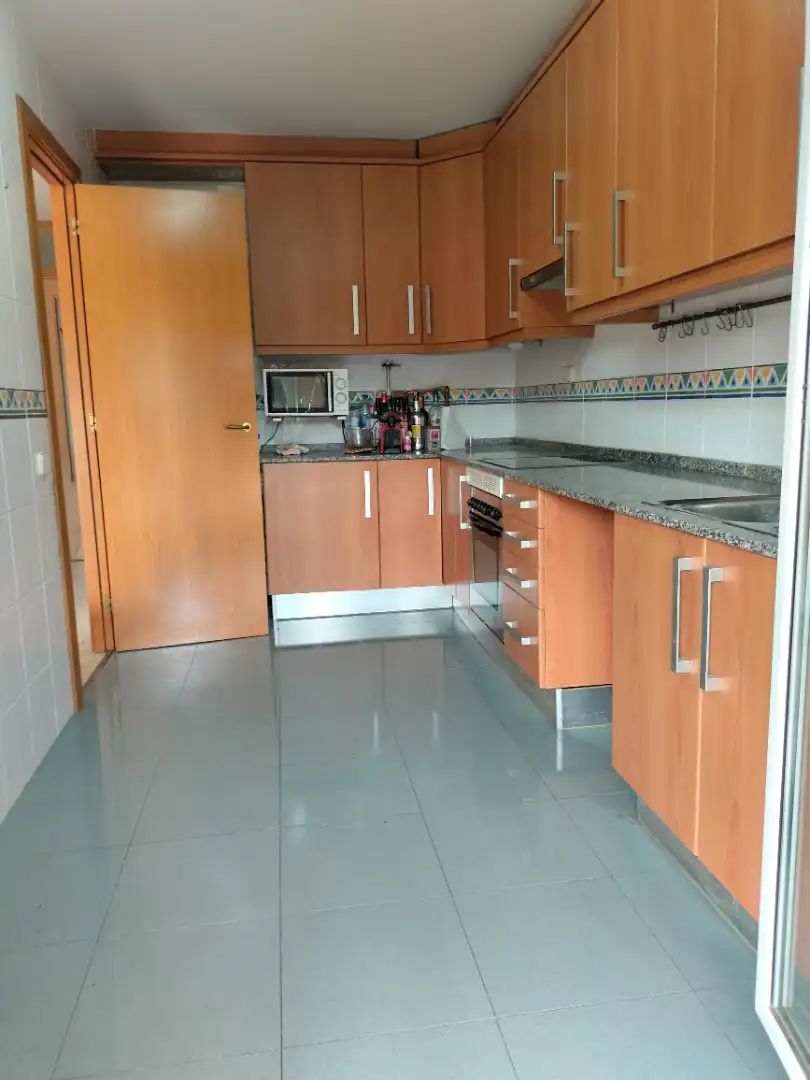 Kitchen of Ground floor for rent in Cunit  with Heating, Private garden and Furnished