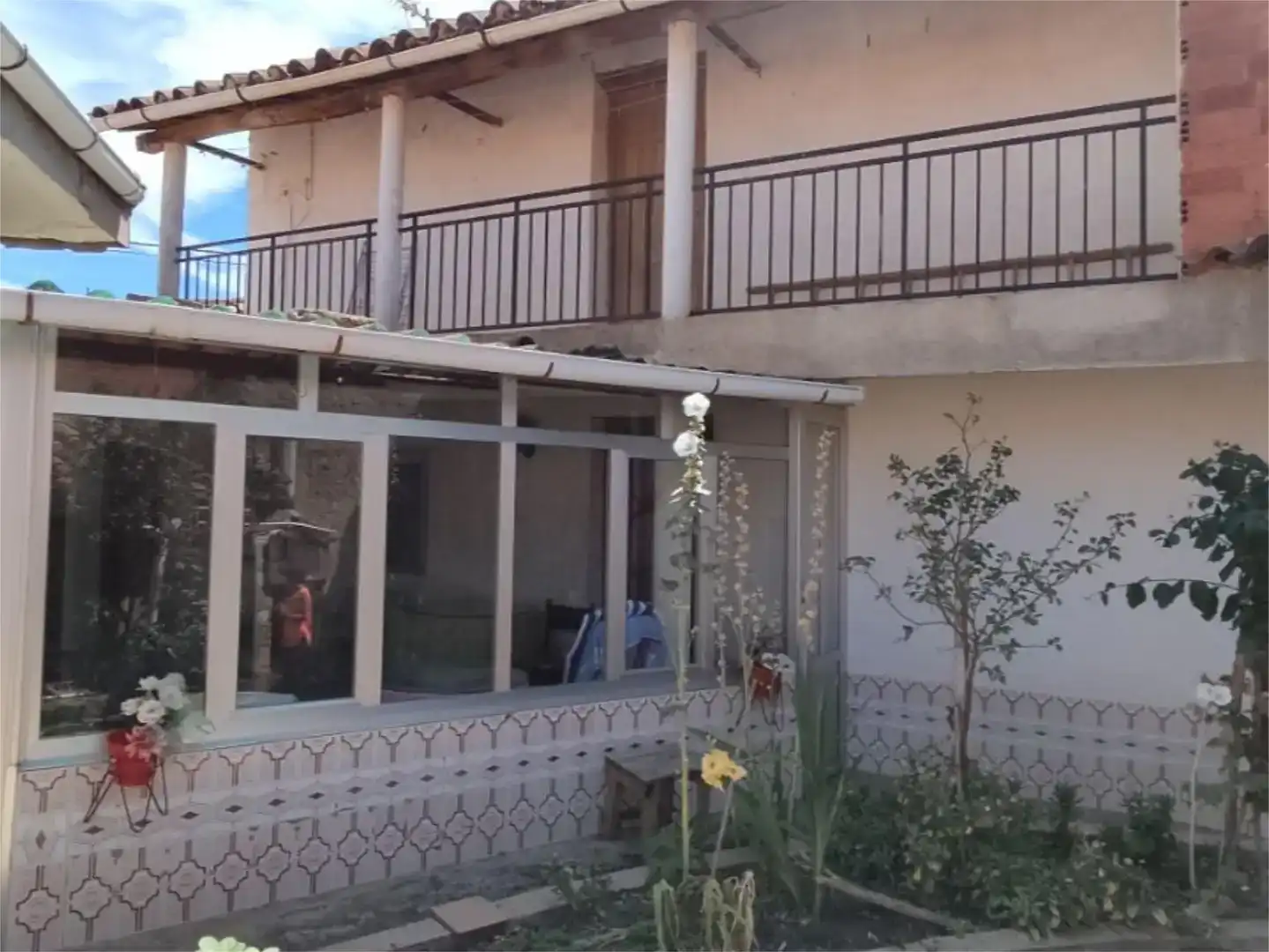 Exterior view of Flat for sale in Melgar de Tera  with Furnished and Balcony