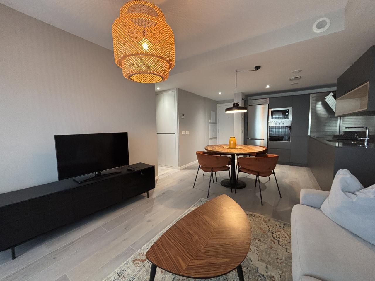 Living room of Flat to rent in  Madrid Capital  with Air Conditioner, Heating and Terrace