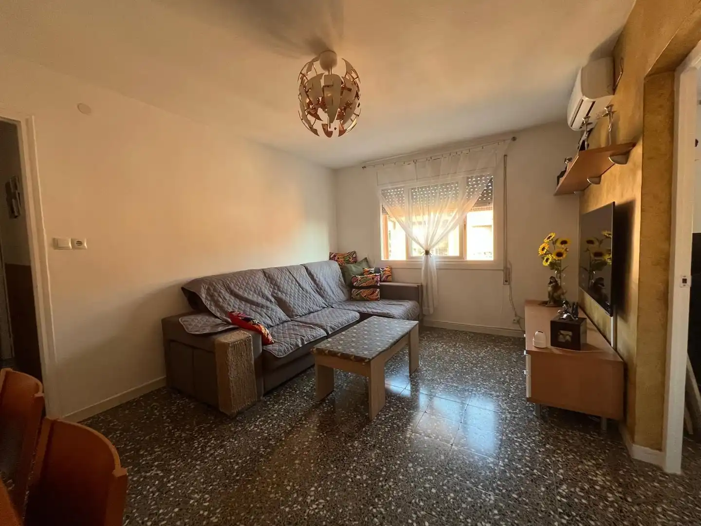 Sala de estar de Piso en venta en Badalona