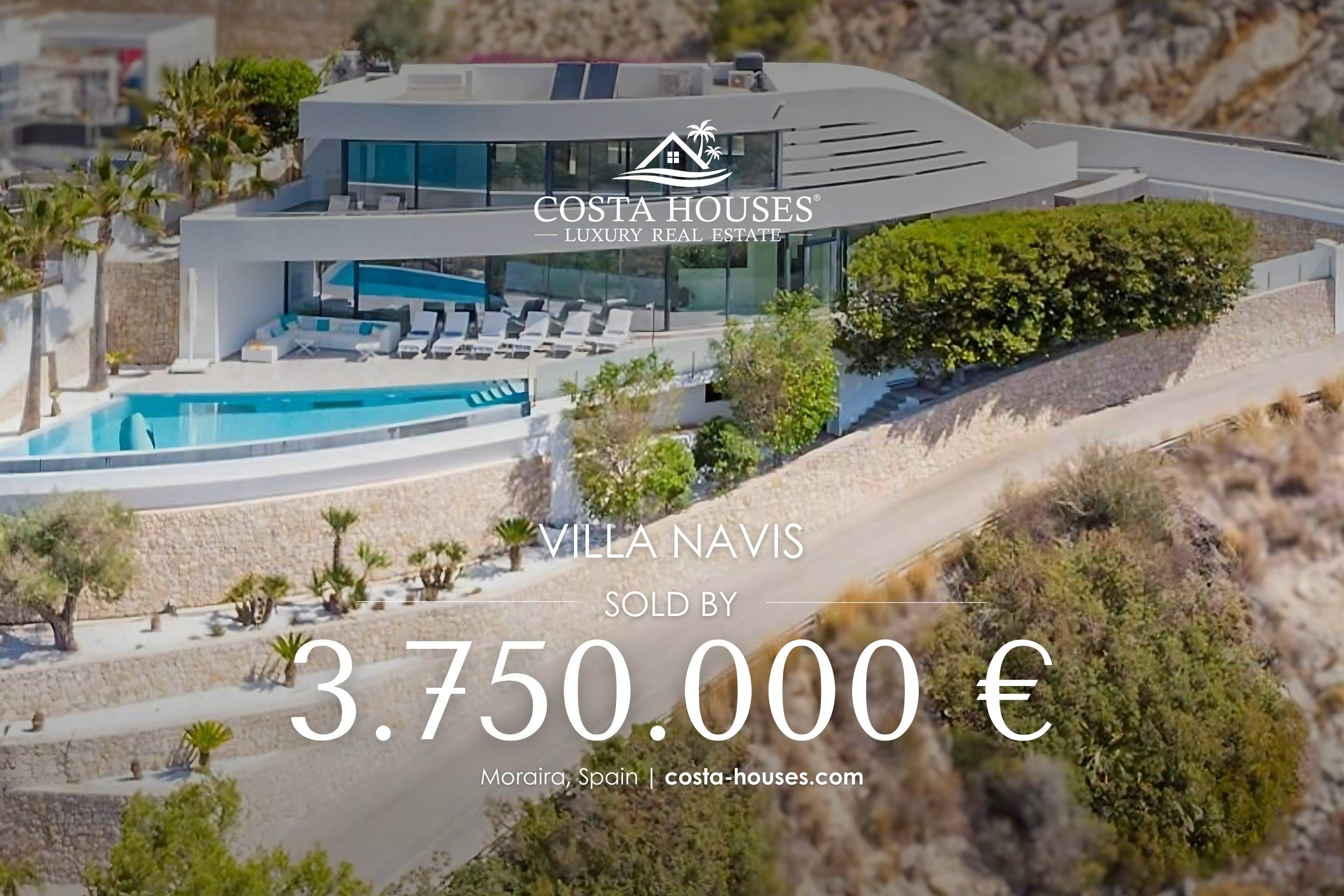 Vista exterior de Casa o xalet en venda en Moraira amb Aire condicionat, Calefacció i Jardí privat
