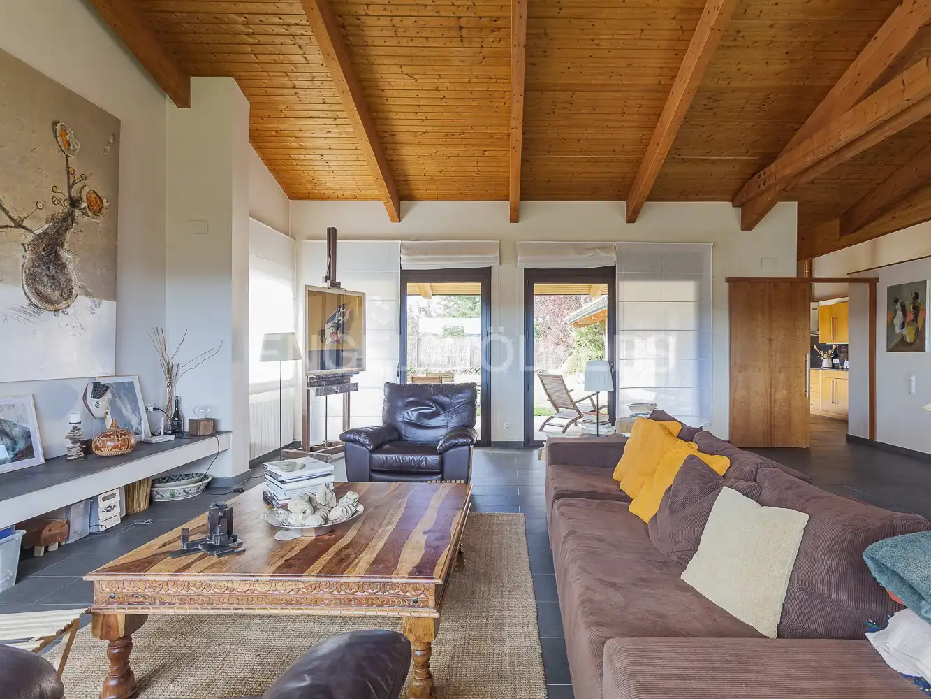 Living room of Houses for sale in Castellterçol  with Heating and Private garden