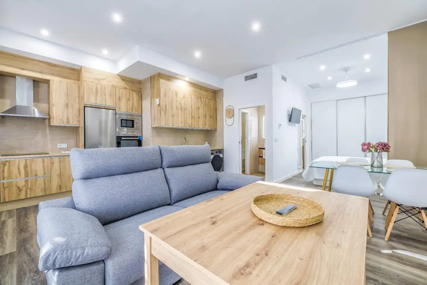 Sala d'estar de Planta baixa de lloguer en Córdoba amb Aire condicionat i Moblat