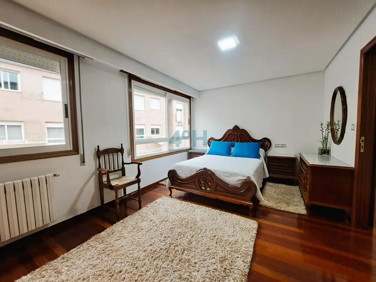 Bedroom of Duplexes for sale in Ourense Capital   with Heating, Parquet flooring and Balcony
