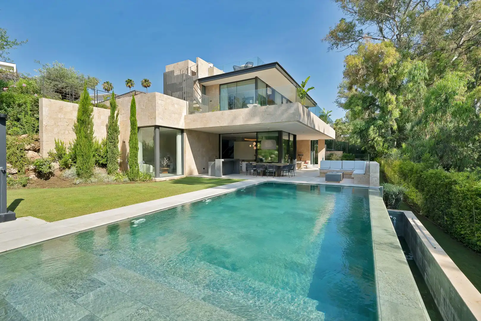 Garden of Houses for rent in Marbella  with Air Conditioner, Heating and Private garden