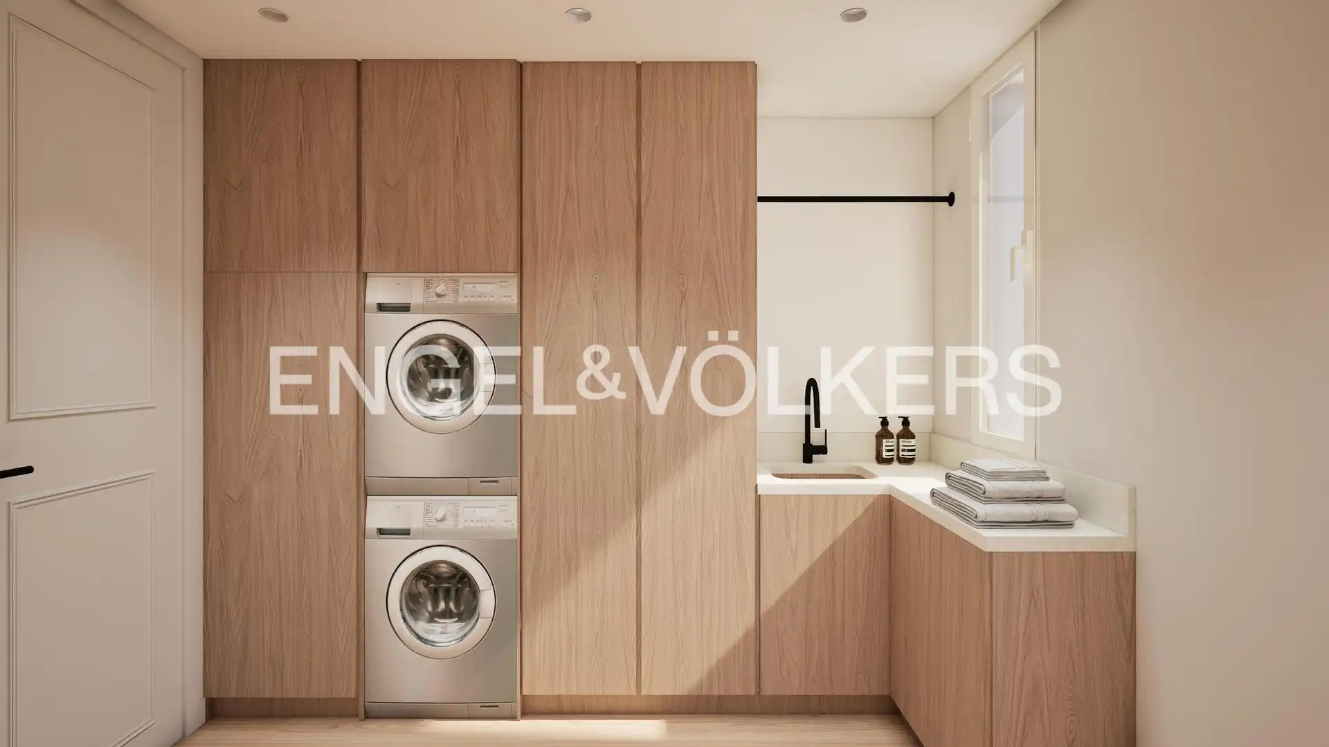 Küche von Wohnung zur Miete in Madrid mit Klimaanlage, Heizung und Privatgarten